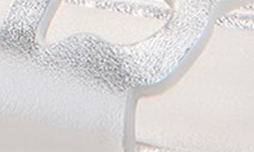 Stuart Weitzman Jasmine Cutout Slide Sandal In White