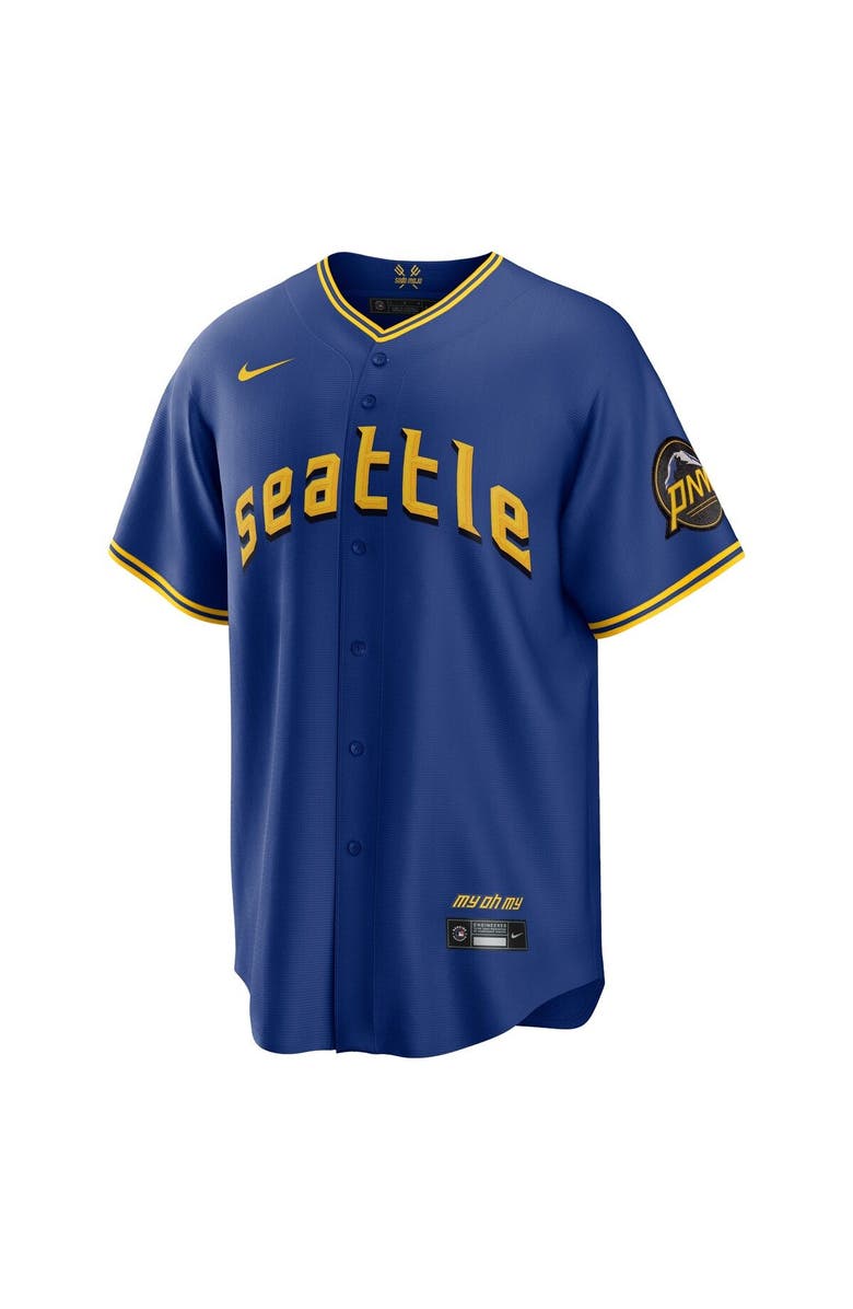 Nike Men's Nike Ken Griffey Jr. Royal Seattle Mariners 2023 City Connect Replica Player Jersey, Alternate, color, 
