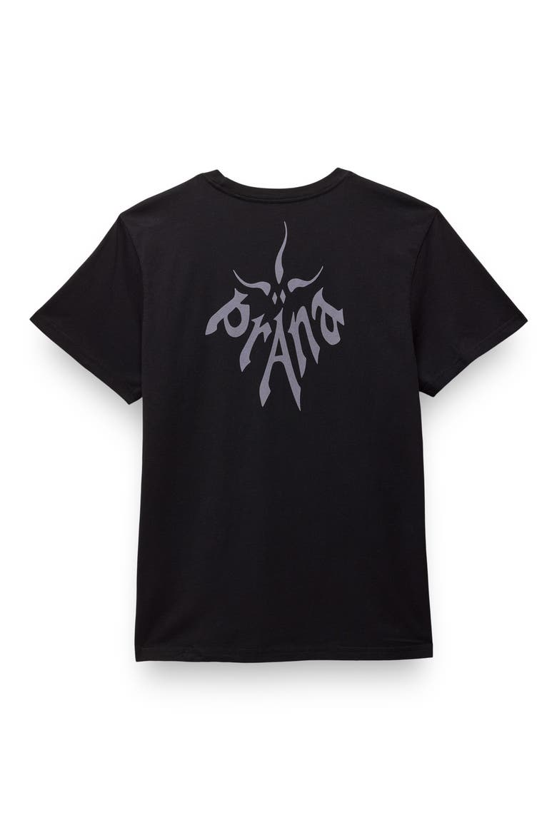 Heritage Logo Organic Cotton Graphic T-Shirt, Alternate, color, BLACK