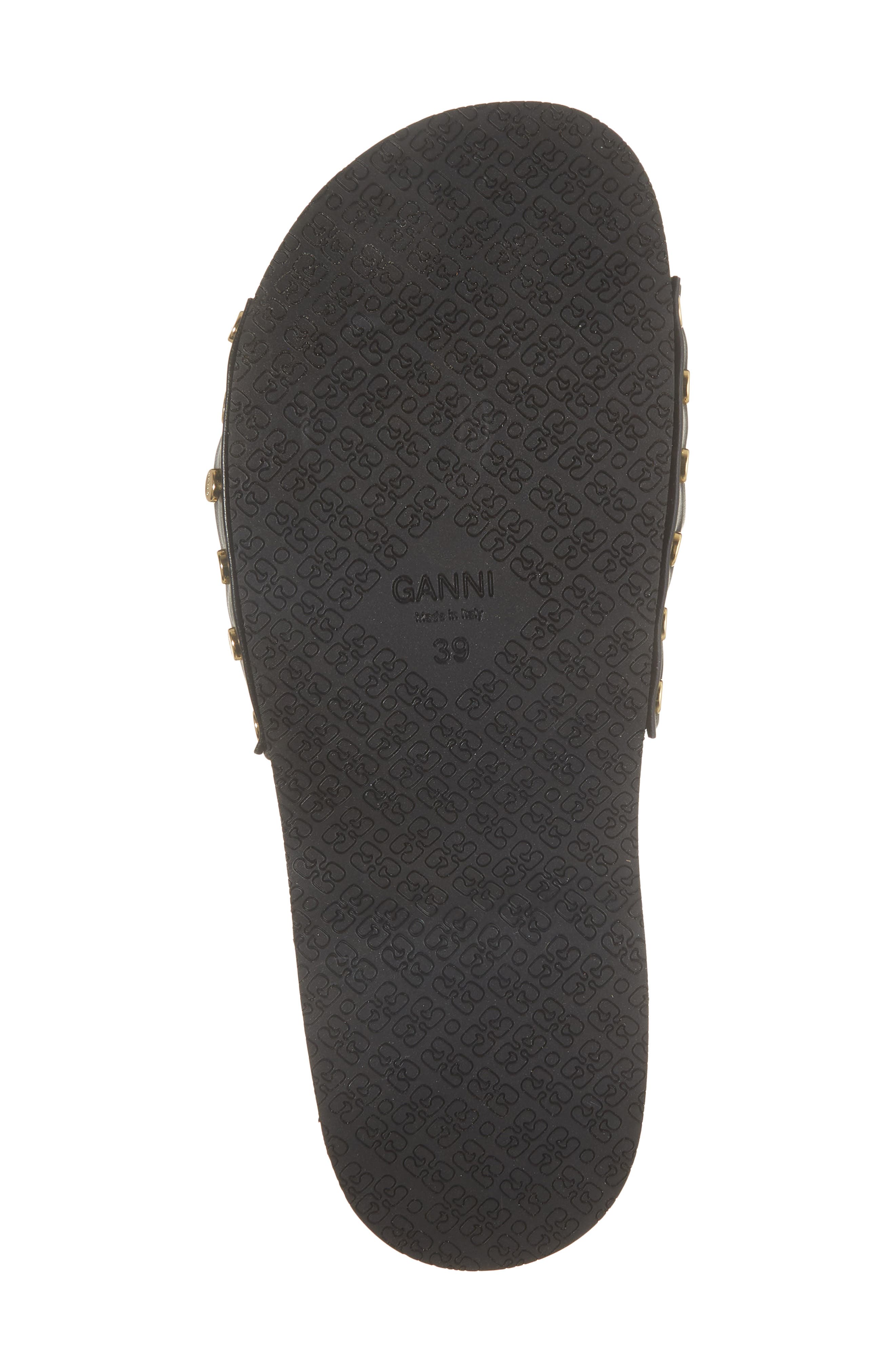 Ganni Tia Fairy Clog Slide Sandal, Alternate, color, Black