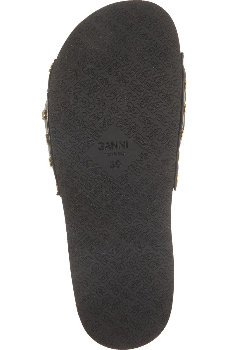 Ganni Tia Fairy Clog Slide Sandal, Alternate, color, Black