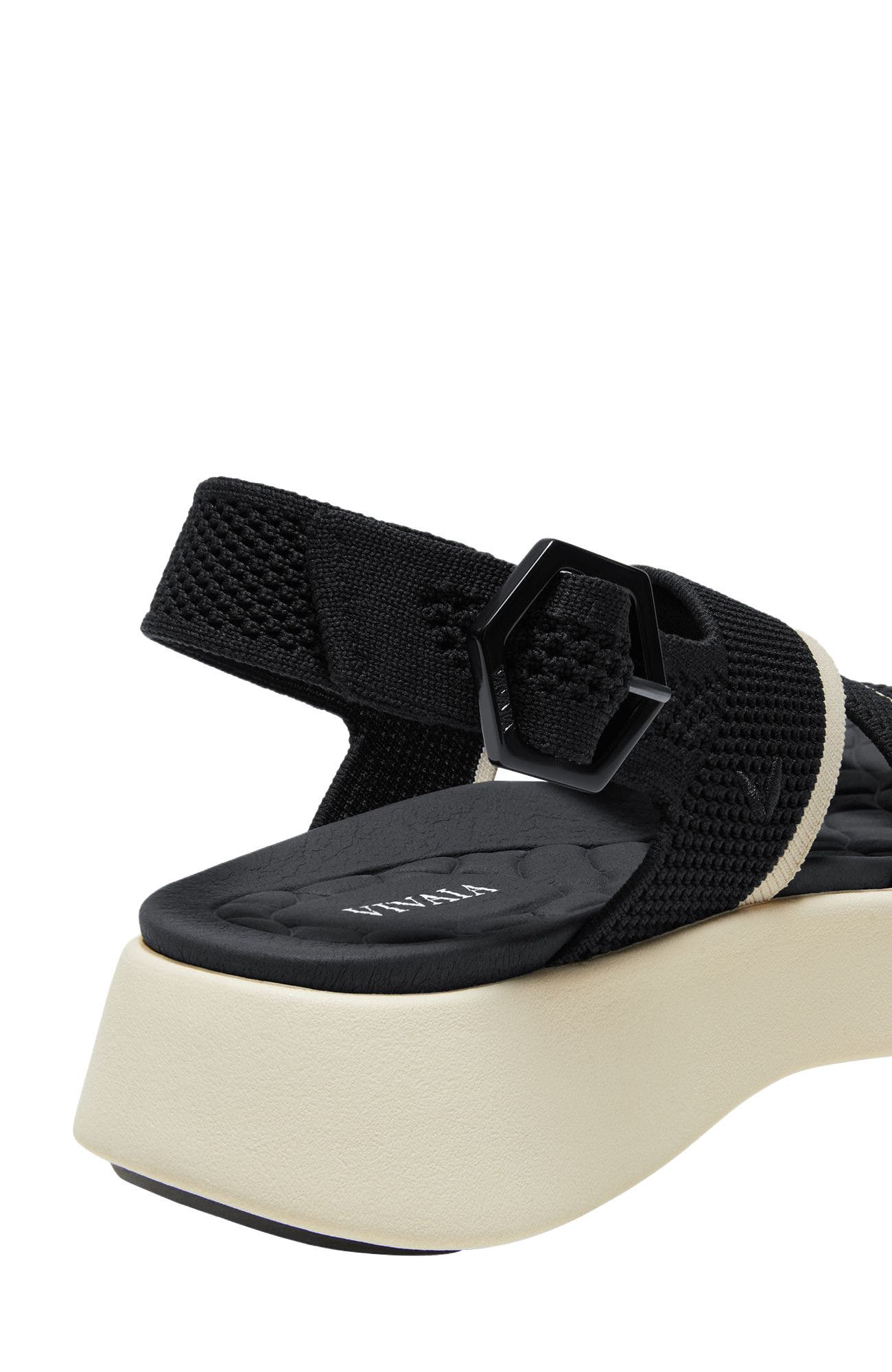 VIVAIA AdaptAll Sport Sandals, Alternate, color, Black Cream Ivory