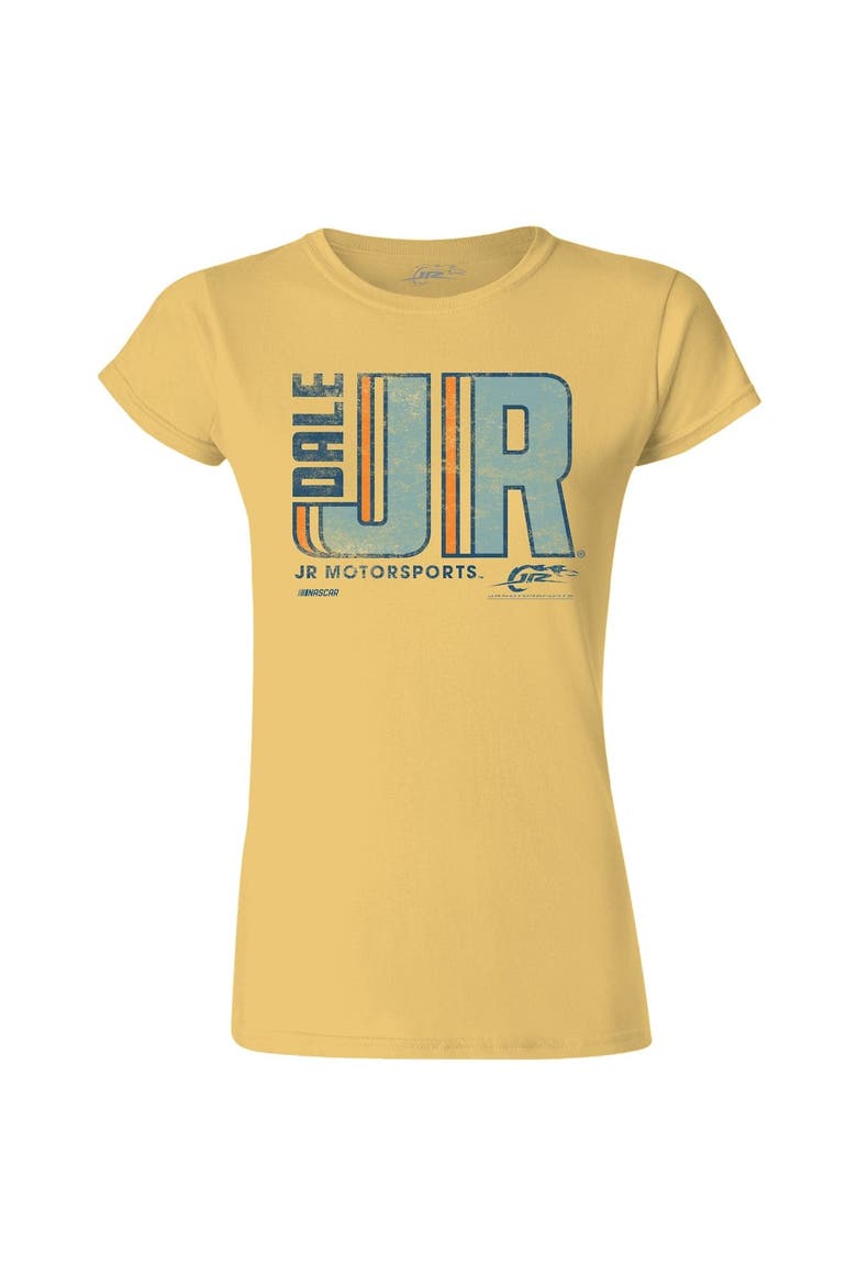 Women's JR Motorsports Official Team Apparel Yellow Dale Earnhardt Jr. Name & Number T-Shirt, Alternate, color, Yellow