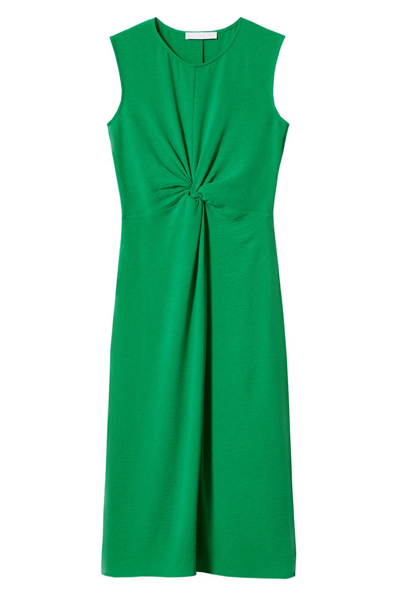 Knot Rumple Dress, Alternate, color, GREEN