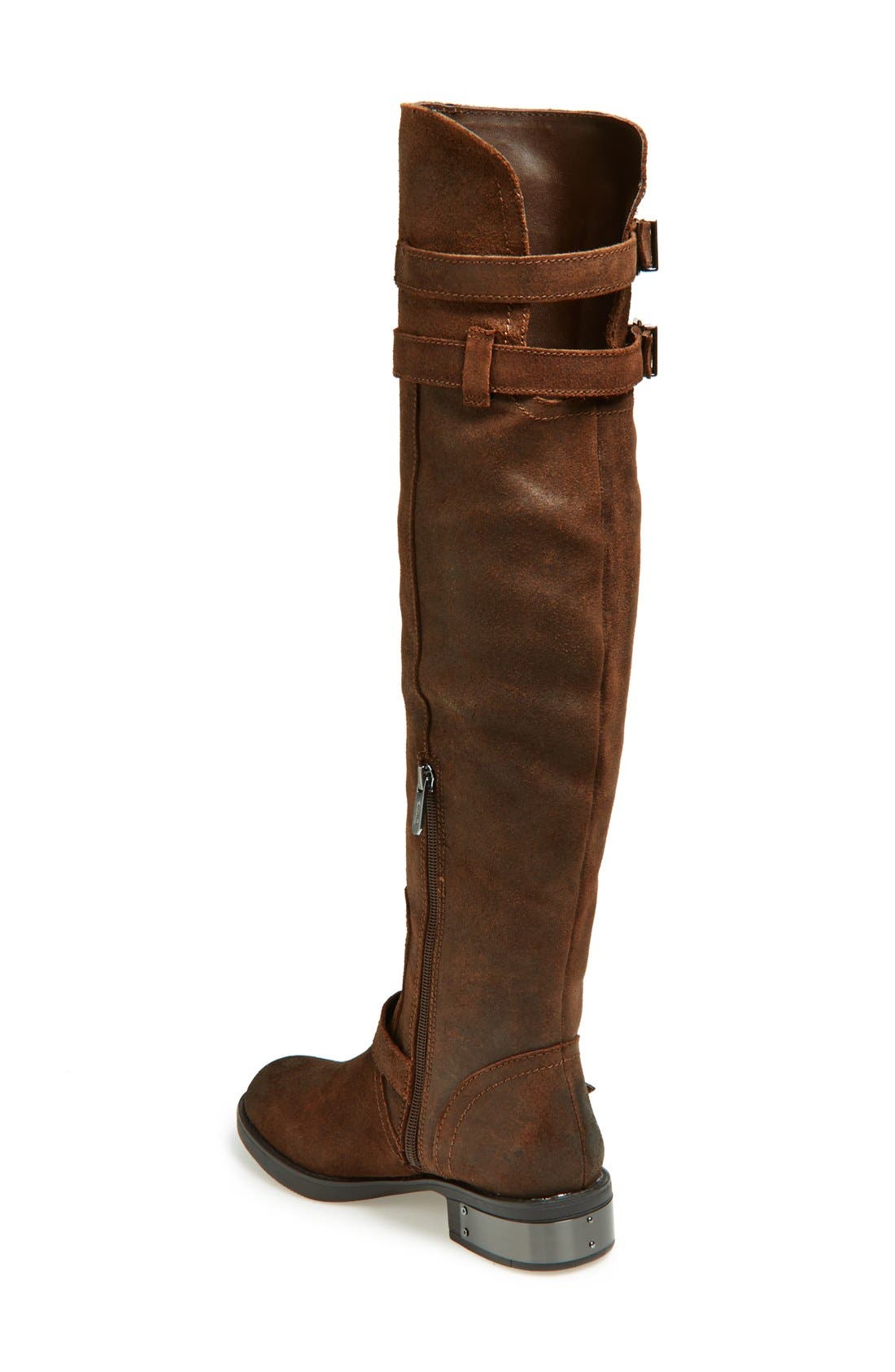 Circus by Sam Edelman 'Reily' Over The Knee Boot, Alternate, color, DARK BROWN SUEDE
