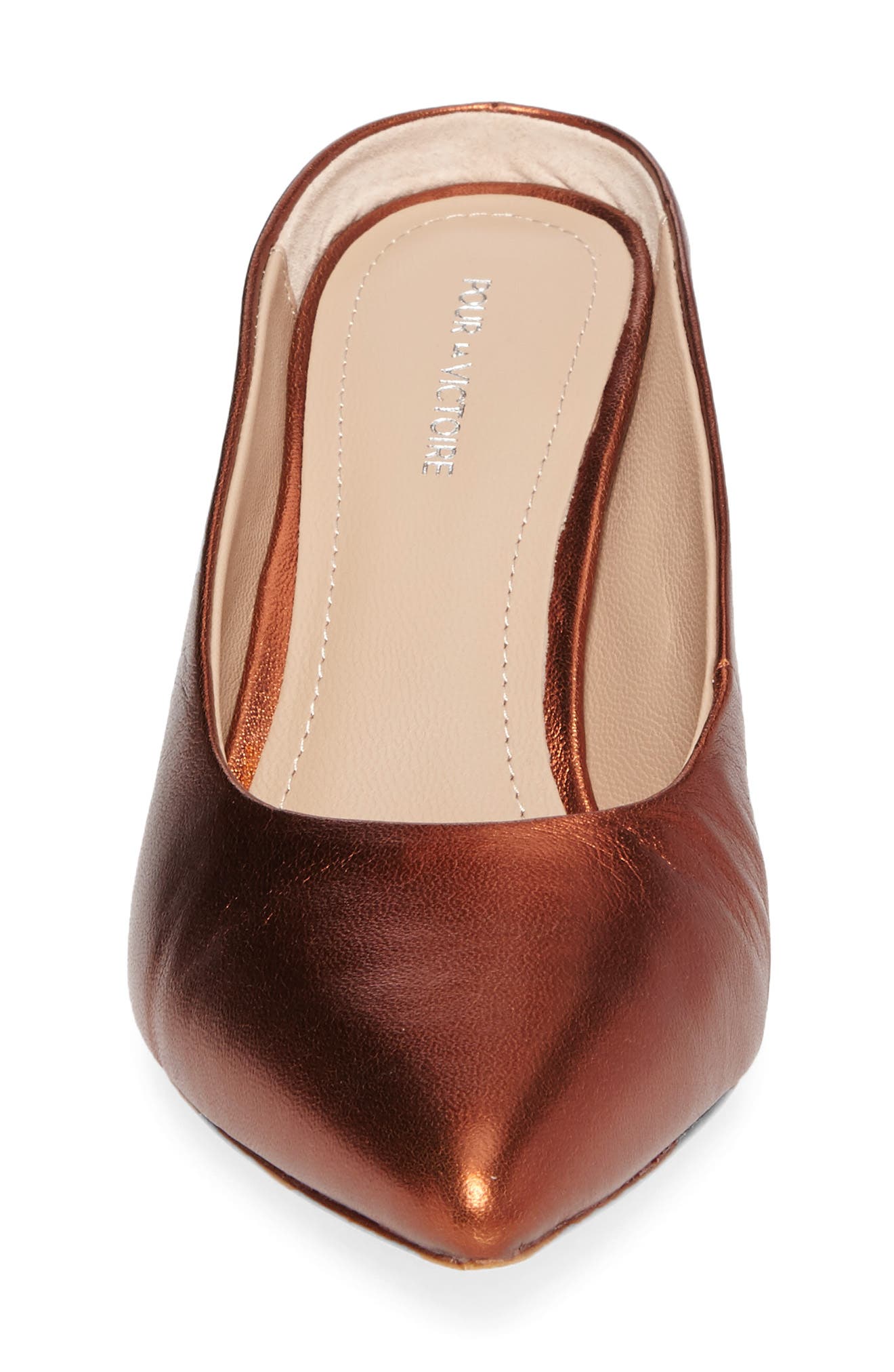 Daria Mule Pump, Alternate, color, PAPAYA LEATHER