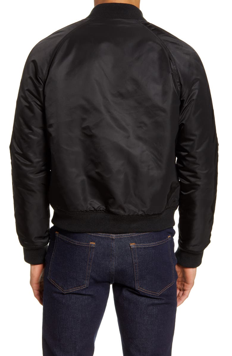 FRAME Classic Nylon Bomber Jacket, Alternate, color, 