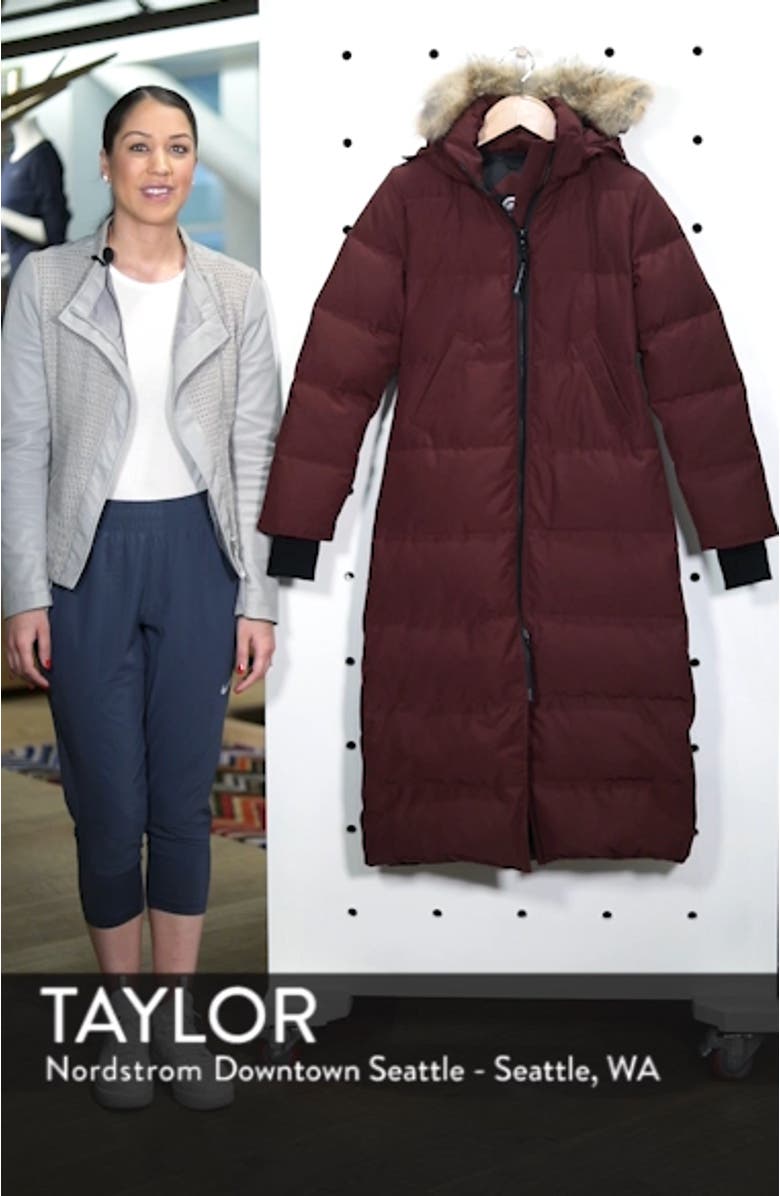 Mystique Down Parka with Genuine Coyote Fur Trim, sales video thumbnail