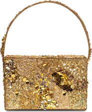 Simitri Sequin Box Clutch