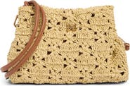 Sam Edelman Layla Floral Raffia Shoulder Bag