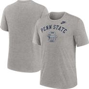 Nike Men's Nike Heather Gray Penn State Nittany Lions Legacy Arch Tri-Blend T-Shirt