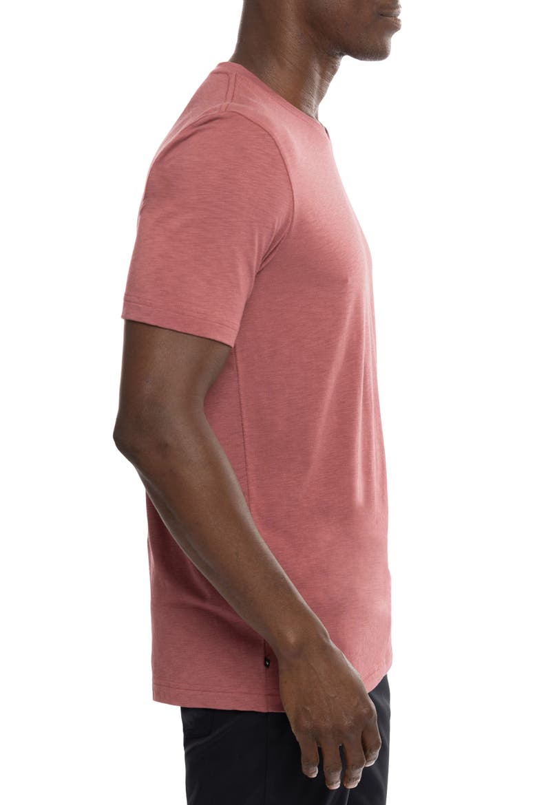 Cloud Trim Fit Slubbed T-Shirt, Alternate, color, ROAN ROUGE