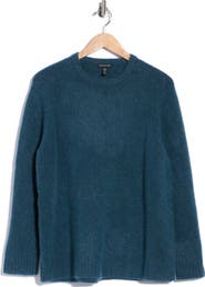 Eileen Fisher Boucle Cashmere & Silk Tunic Sweater