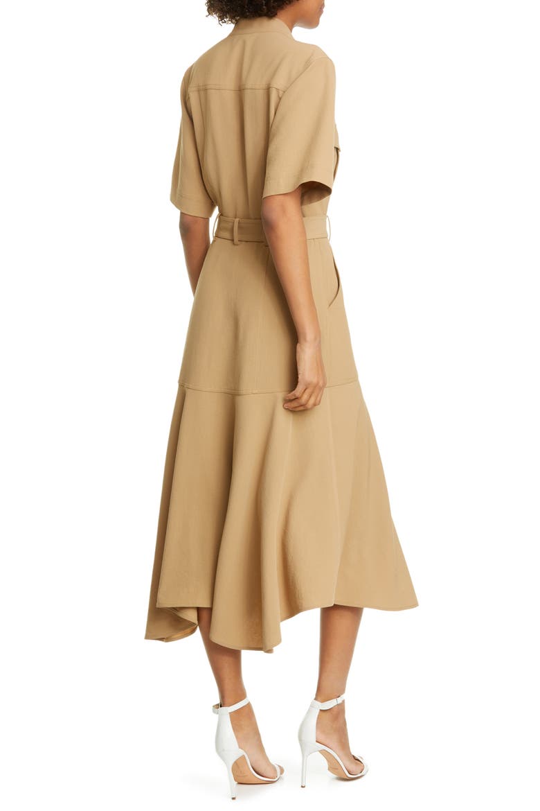 Emma Midi Shirtdress, Alternate, color, BEECH