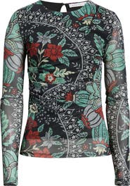 Elie Tahari The Delilah Mesh Top