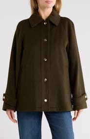 Michael Kors Short Button Front Jacket