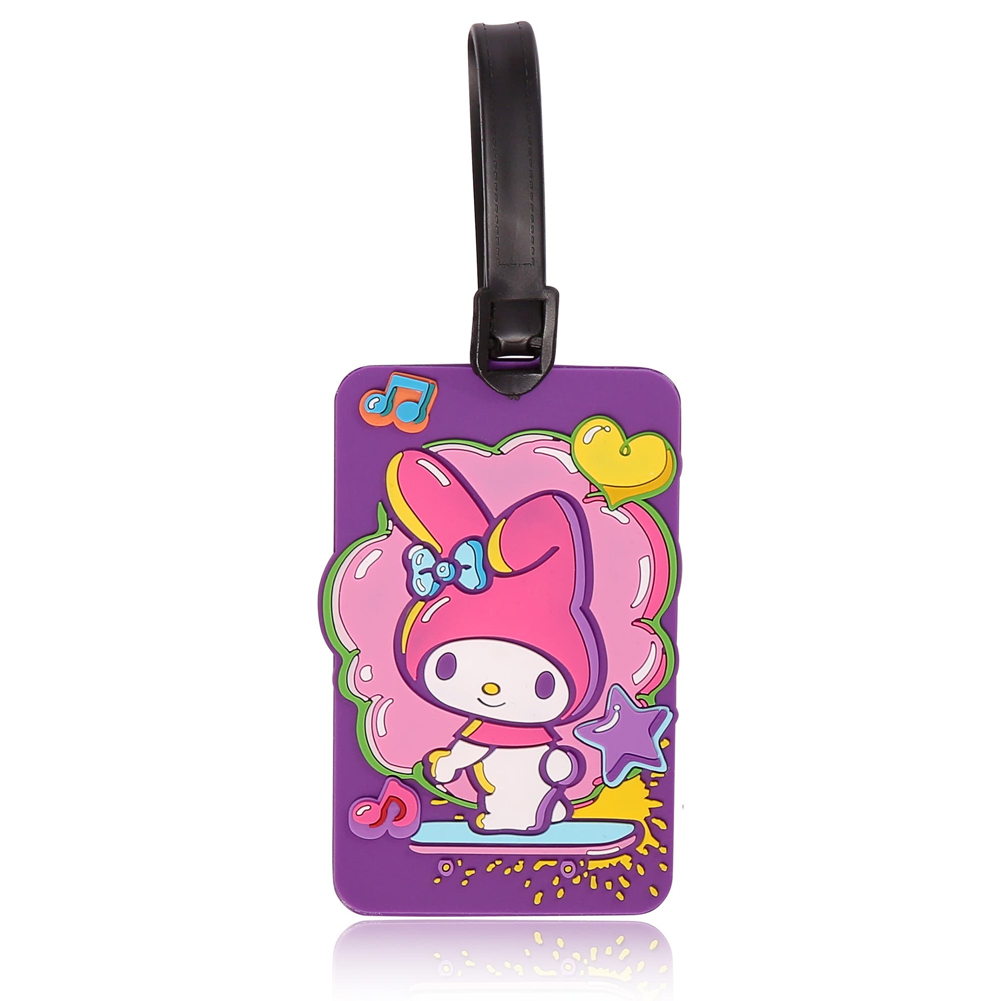 Hello Kitty 4-Piece Luggage Tag Set, Alternate, color, Purple, Pink, Red