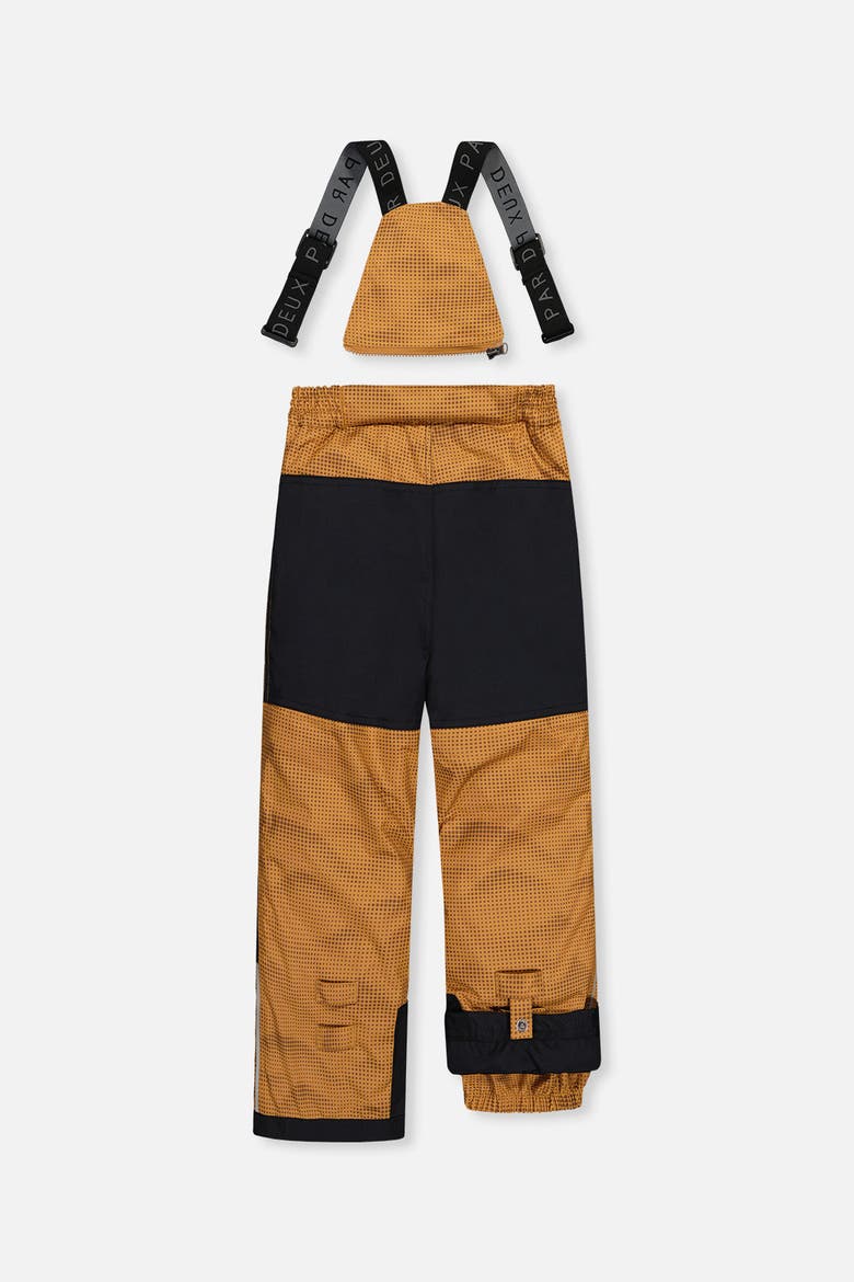 Reinforced Jacket & Pants Neckwarmer Two Piece Snowsuit, Alternate, color, Brown and Black