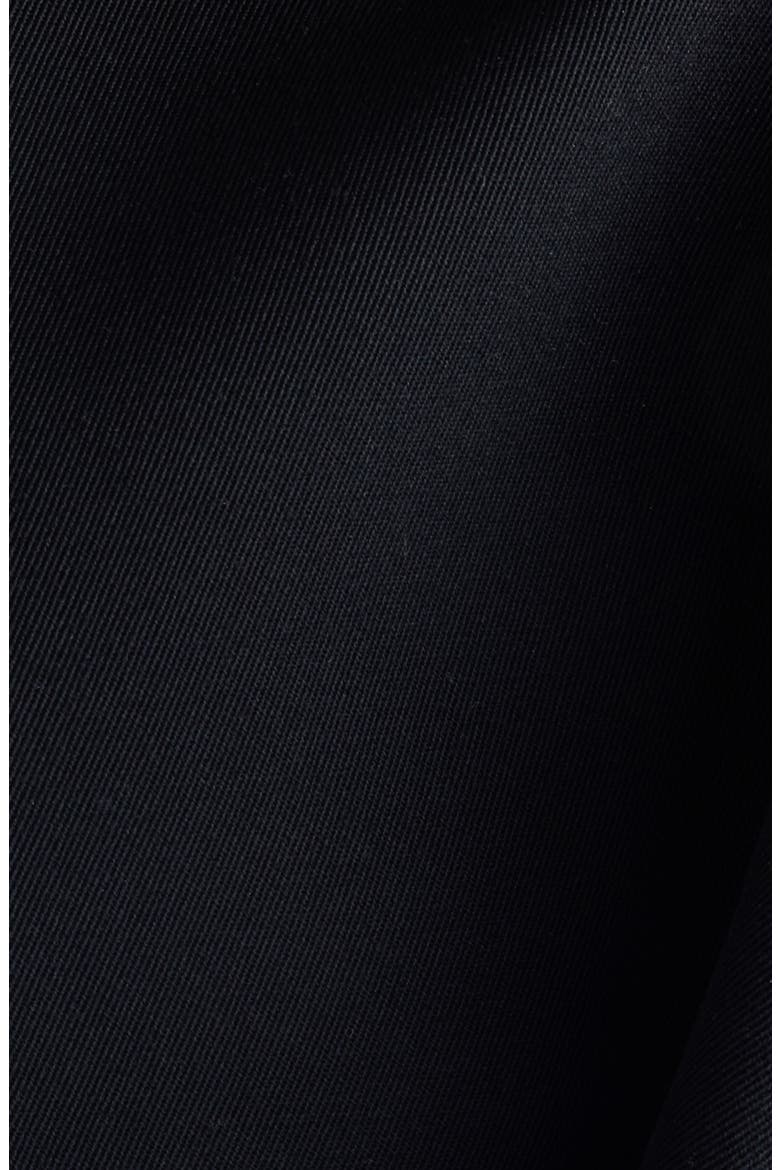 Pleated Back Wool Smoking Jacket, Alternate, color, BLACK