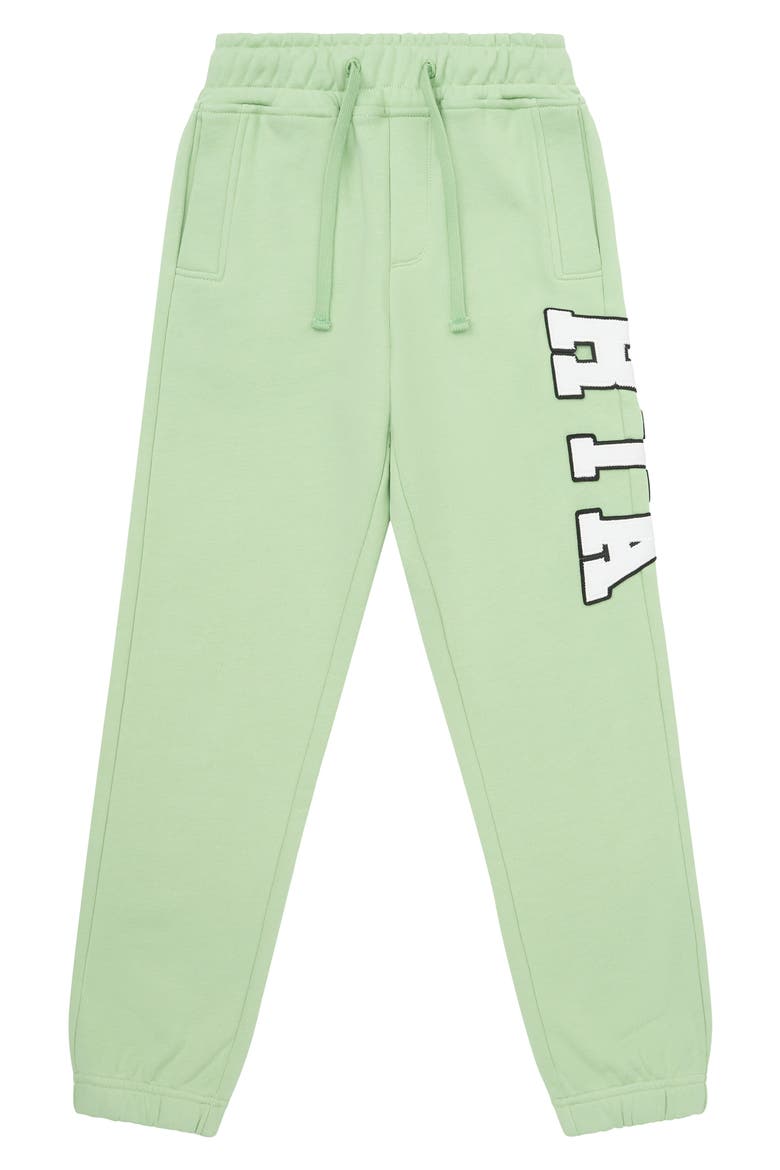 Kids' Ewan Cotton Collegiate Sweatpants, Main, color, GREEN COLLEGIATE