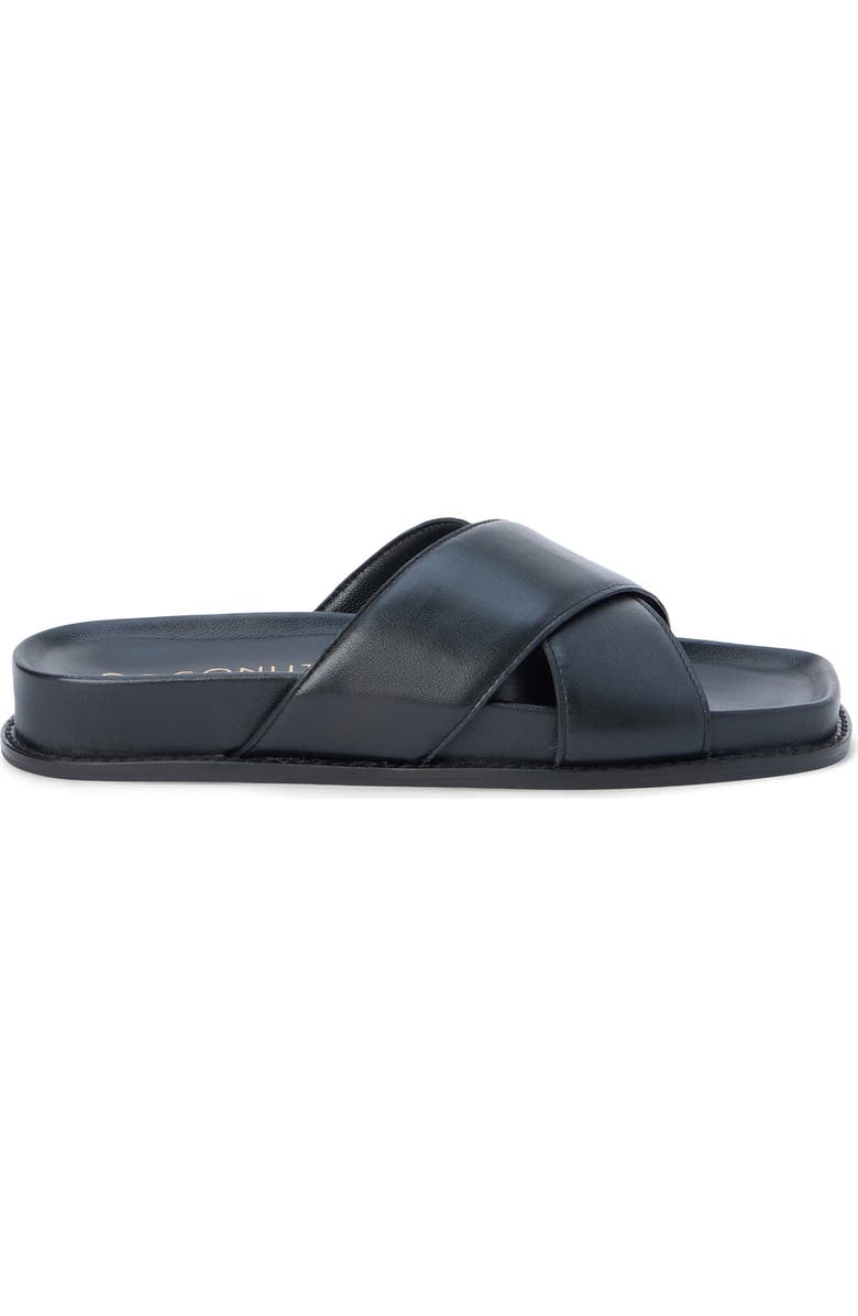 Coconuts by Matisse Hannah Slide Sandal, Alternate, color, Black Leather