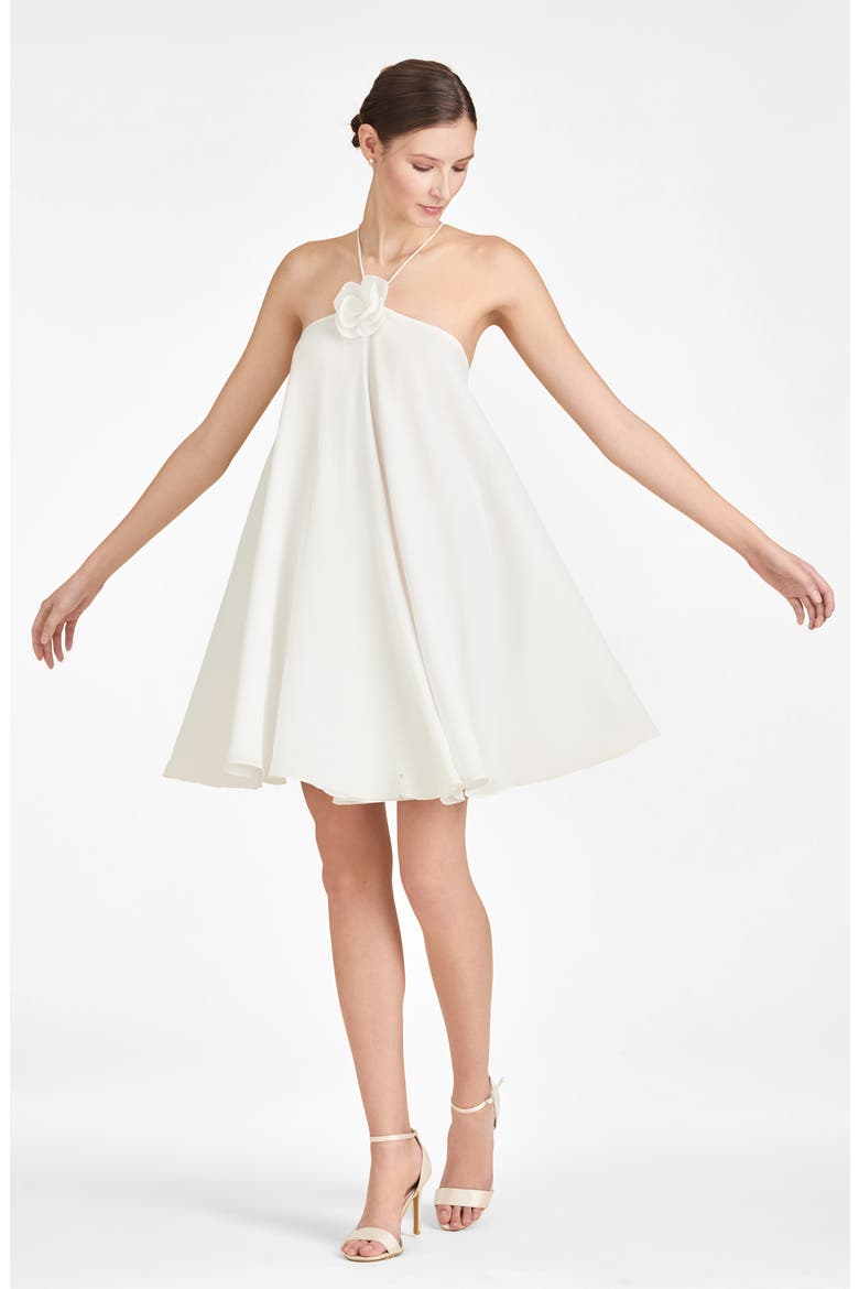 Lilian Chiffon Cocktail Dress, Alternate, color, IVORY