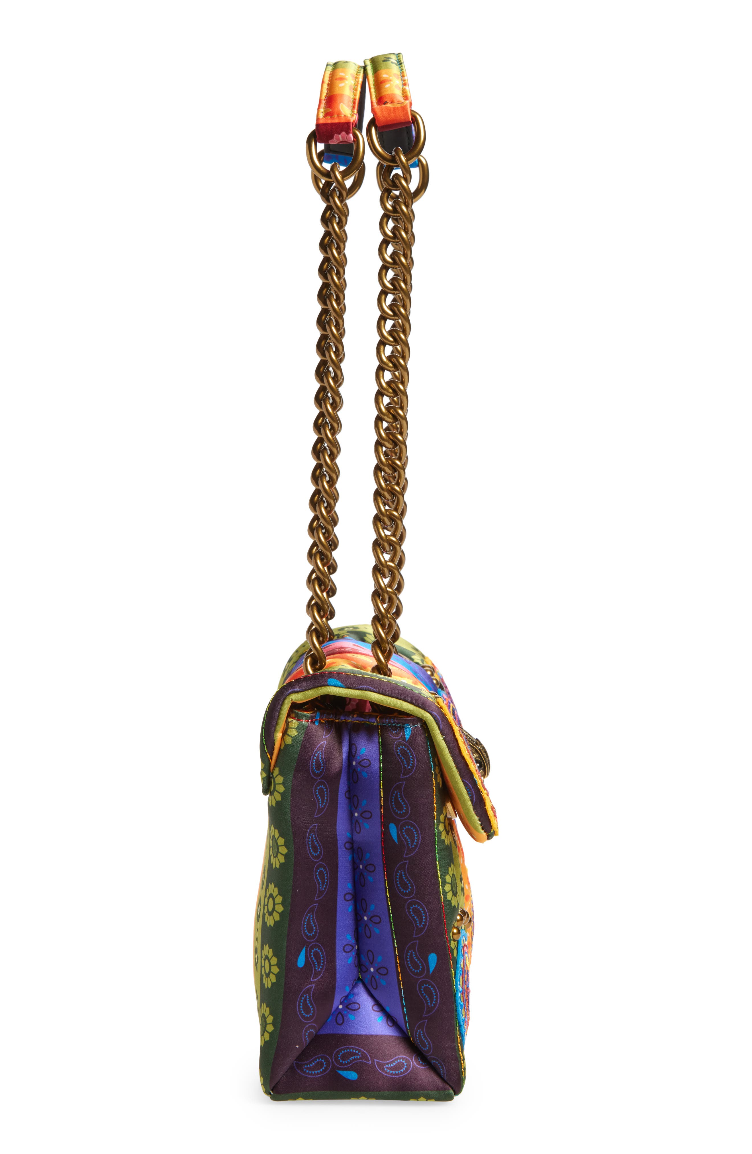 Kurt Geiger London Kensington Quilted Paisley Convertible Shoulder Bag, Alternate, color, 