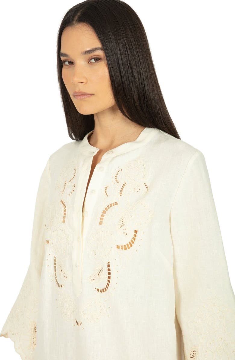 SECRET MISSION Navia Dress, Alternate, color, Antique Crème