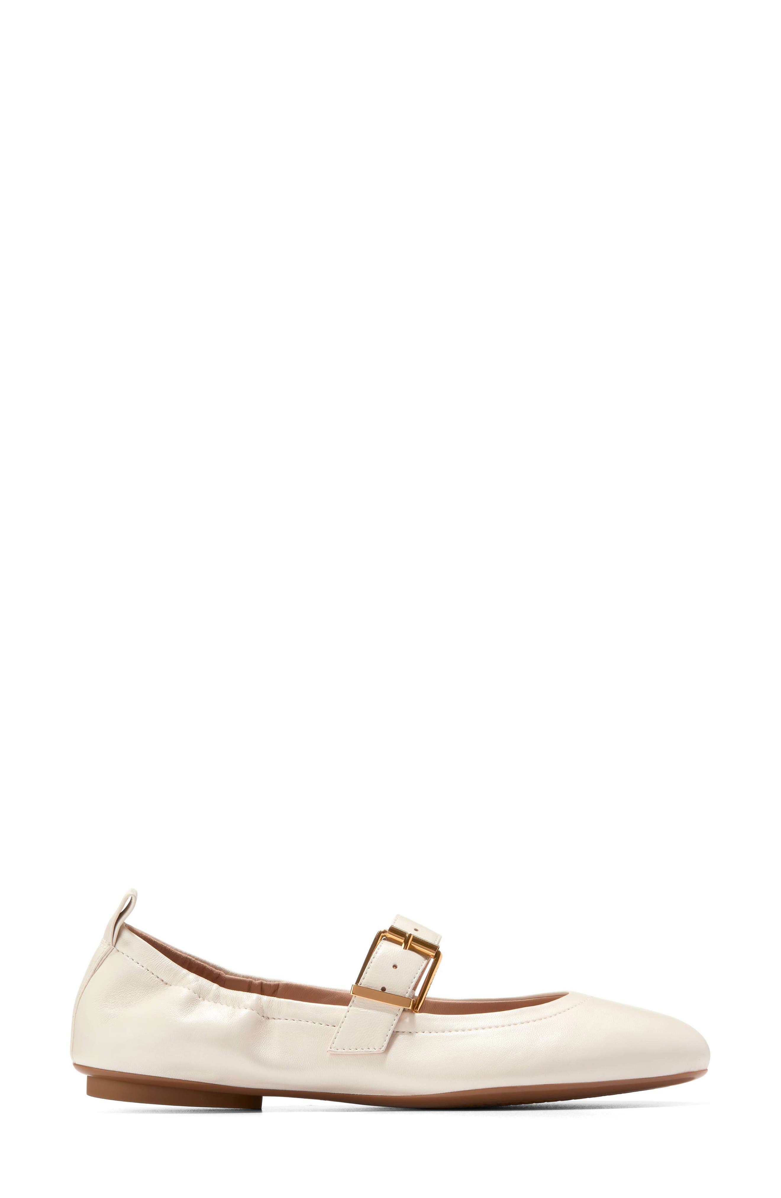 Cole Haan Graclyn Mary Jane Ballet Flat, Alternate, color, Ivory Leather