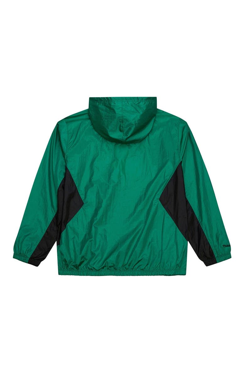 Mitchell & Ness Men's Mitchell & Ness Kelly Green Boston Celtics Playmaker Full-Zip Hooded Windbreaker Jacket, Alternate, color, Kelly Green