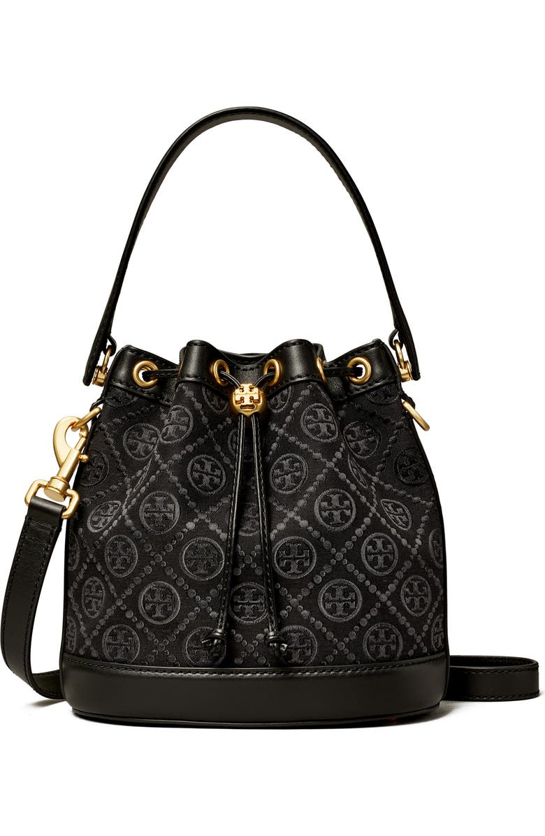 Tory Burch T Monogram Bucket Bag, Main, color,