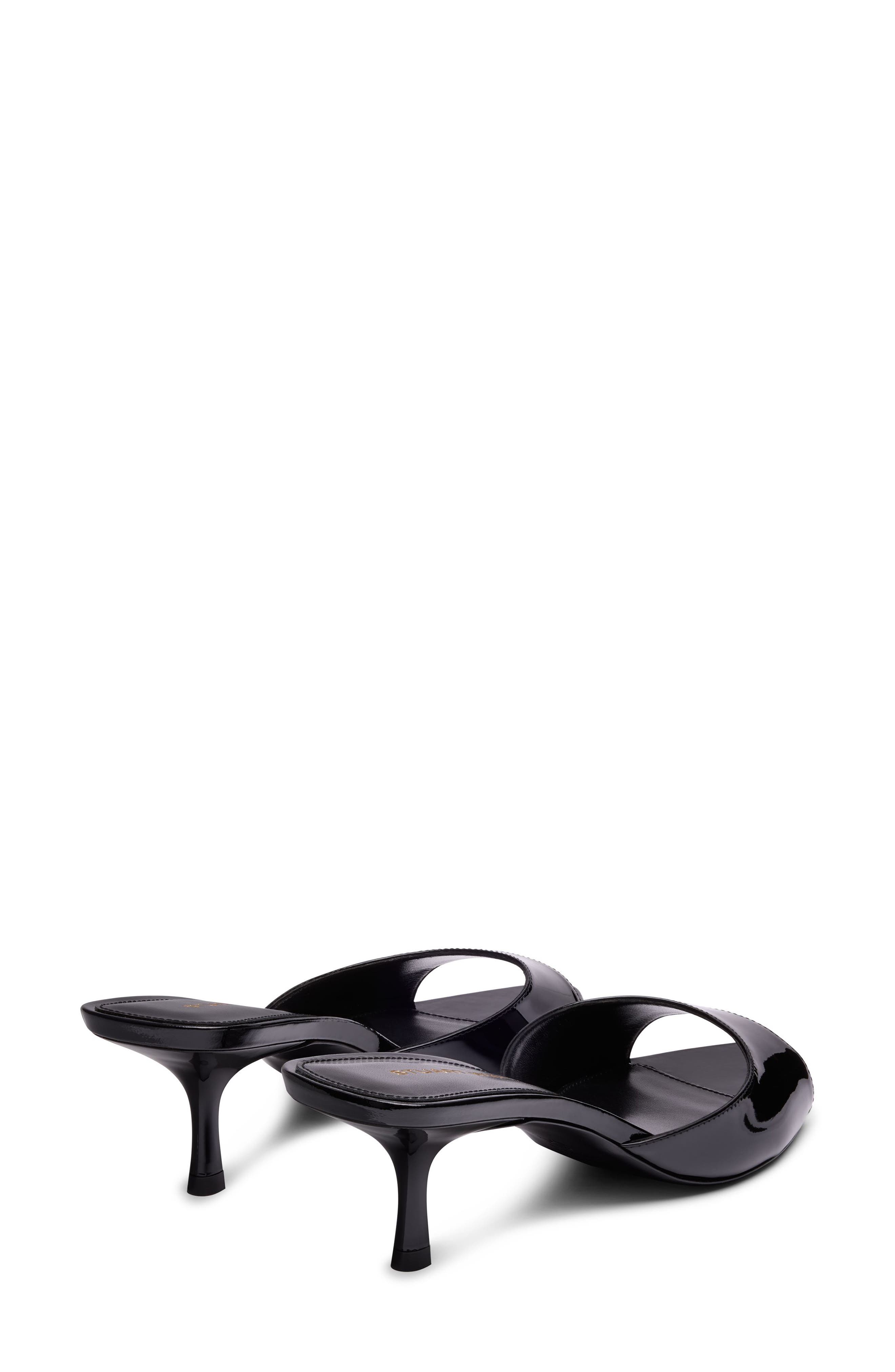 Stuart Weitzman Lexington Mule 50, Alternate, color, Black