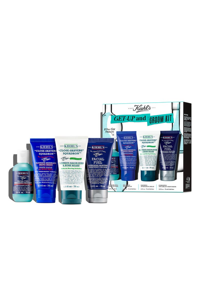 Kiehl's Since 1851 Get Up and Groom Gift Set $83 Value, Main, color,