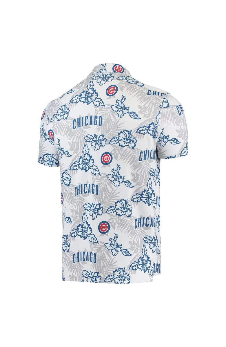 Reyn Spooner Men's Reyn Spooner White Chicago Cubs Performance Polo, Alternate, color, White