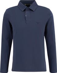 Barbour Margrove Tailored Fit Long Sleeve Cotton Polo