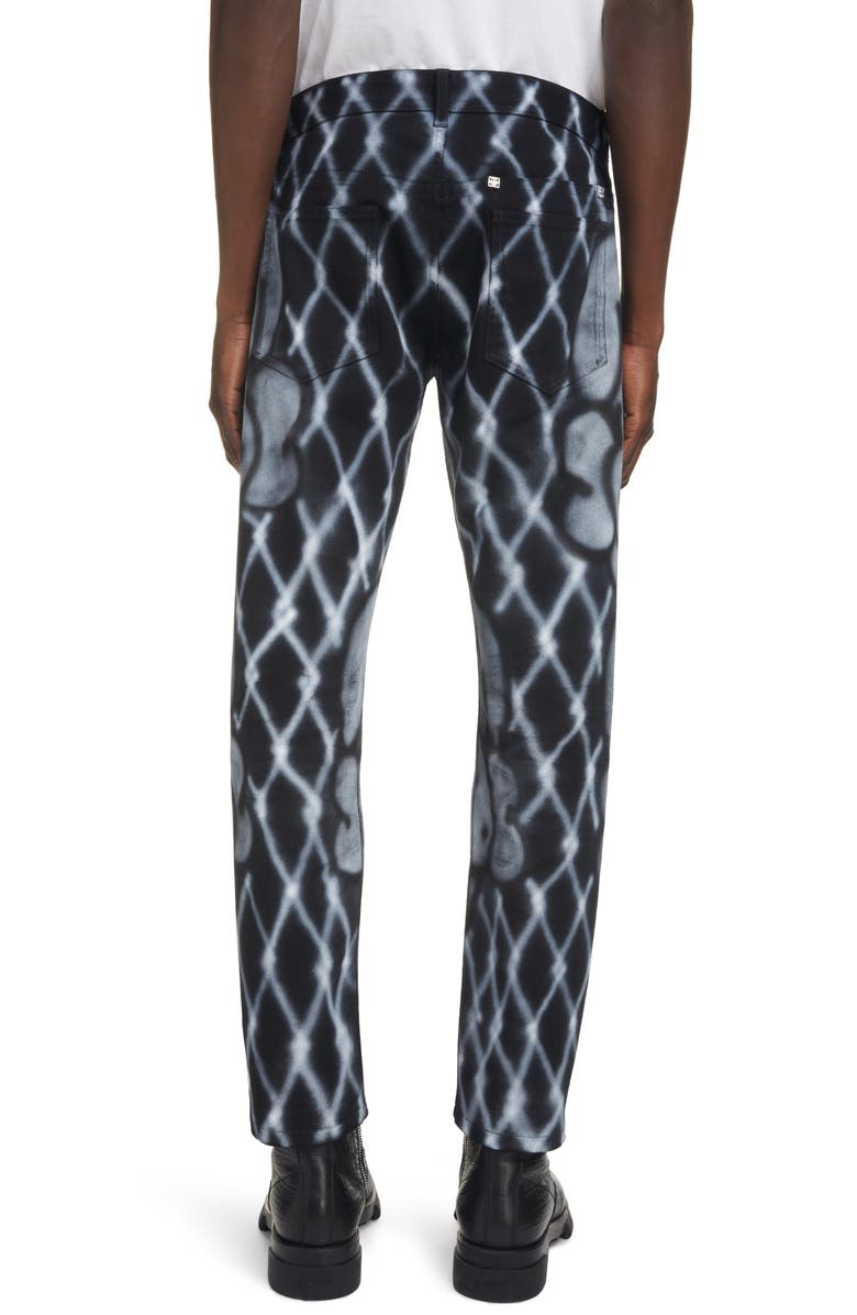 Givenchy x Chito Graffiti Stretch Slim Fit Jeans, Alternate, color, 
