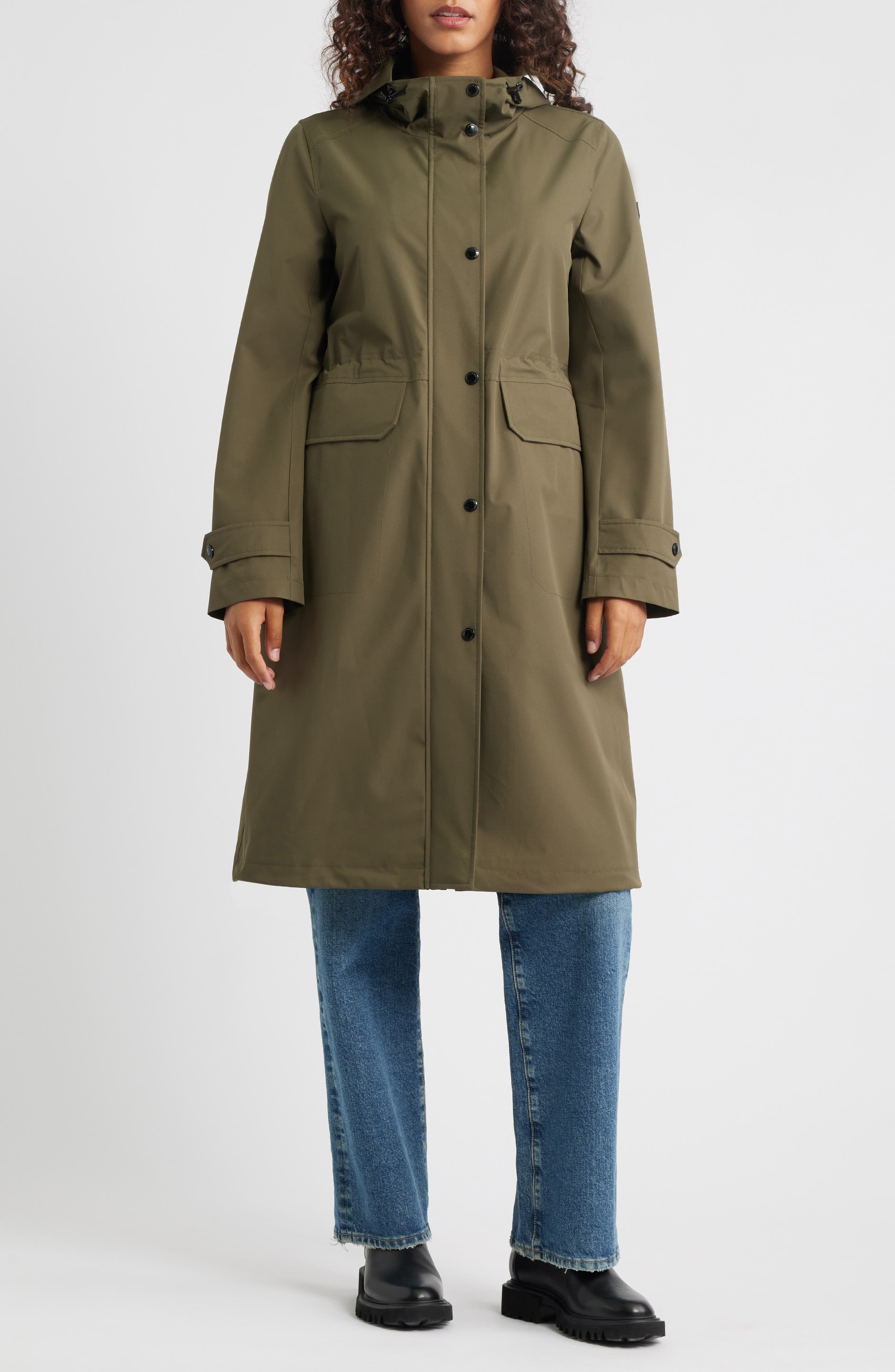 Sam Edelman Hooded Longline Coat