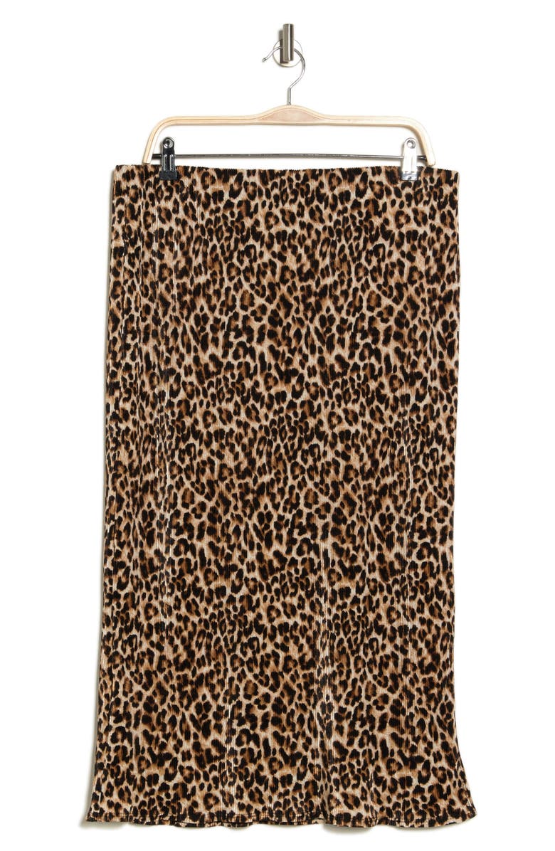 Renee C Midi Skirt, Alternate, color, Taupe