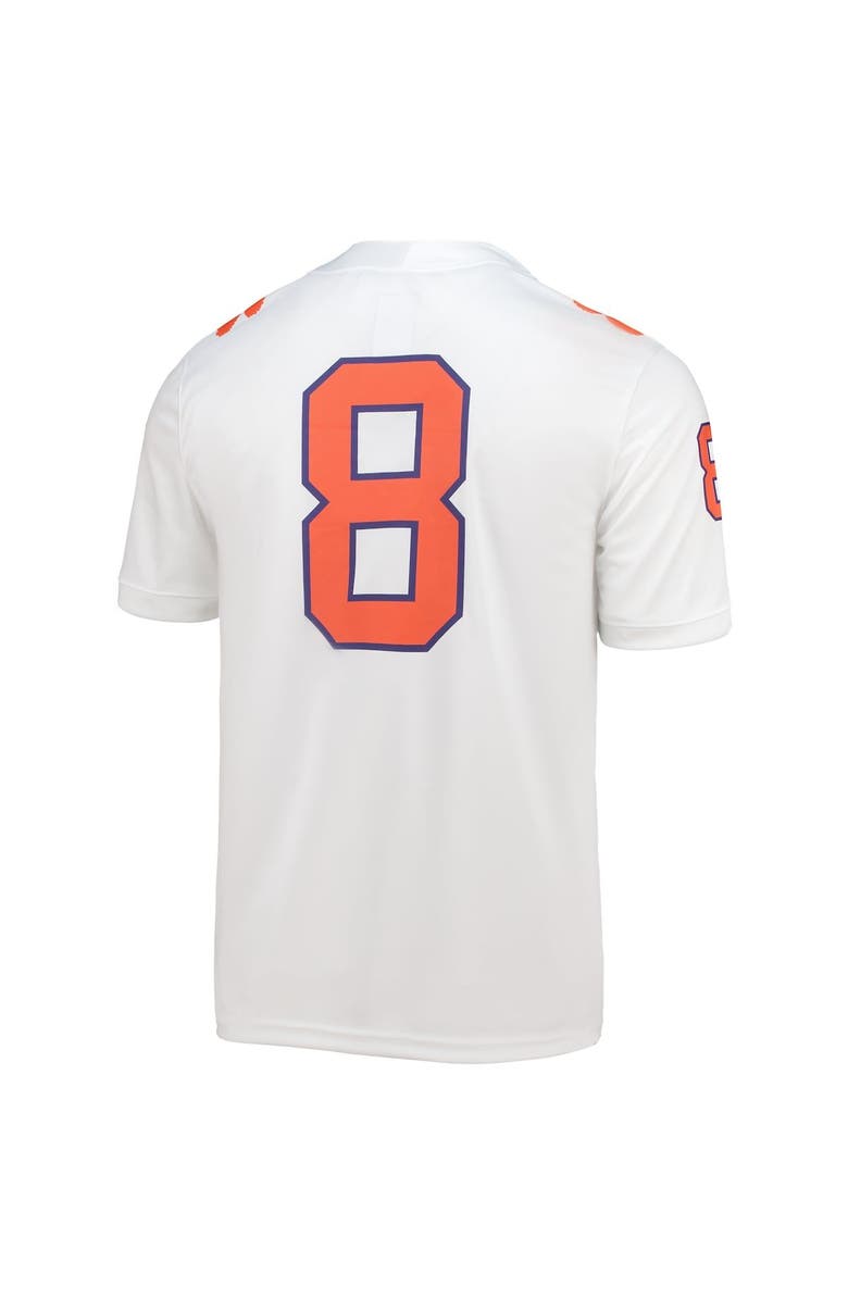 Nike Men's Nike #8 White Clemson Tigers Game Jersey, Alternate, color, 