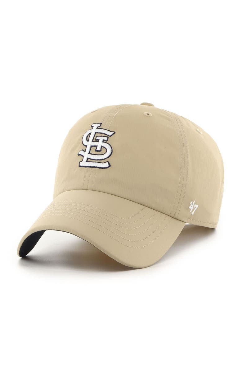'47 Men's '47  Khaki St. Louis Cardinals Performance Clean Up Adjustable Hat, Main, color, 