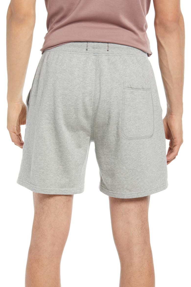 6-Inch Lightweight Terry Shorts, Alternate, color, HEATHER GY