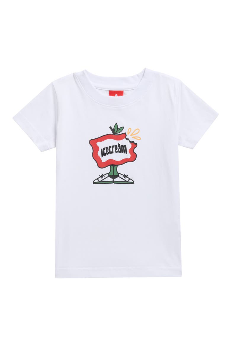 Kids' Flag Cotton Graphic T-Shirt, Main, color, BLEACH WHITE