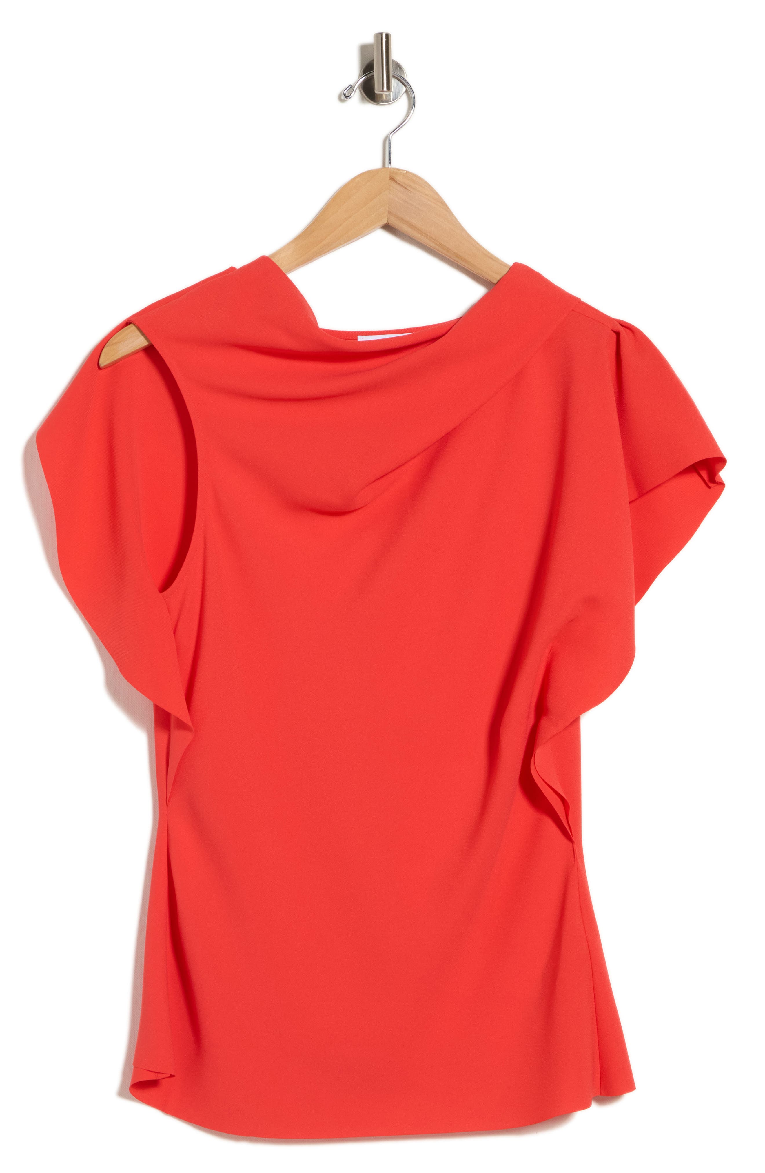 Reiss Natalie Drape Neck Shell (Women) | Nordstromrack