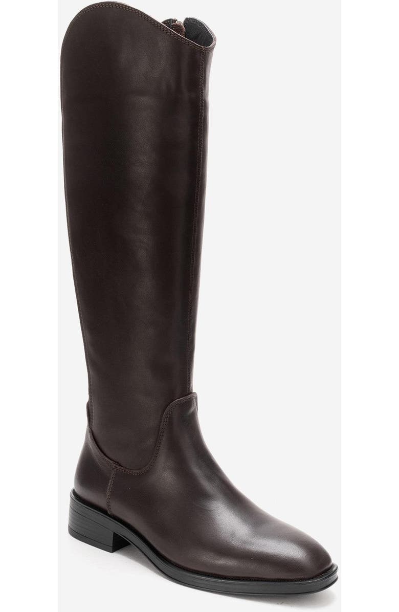 Forever & Always Shoes Ruiz Leather Knee High Boot, Alternate, color, Brown