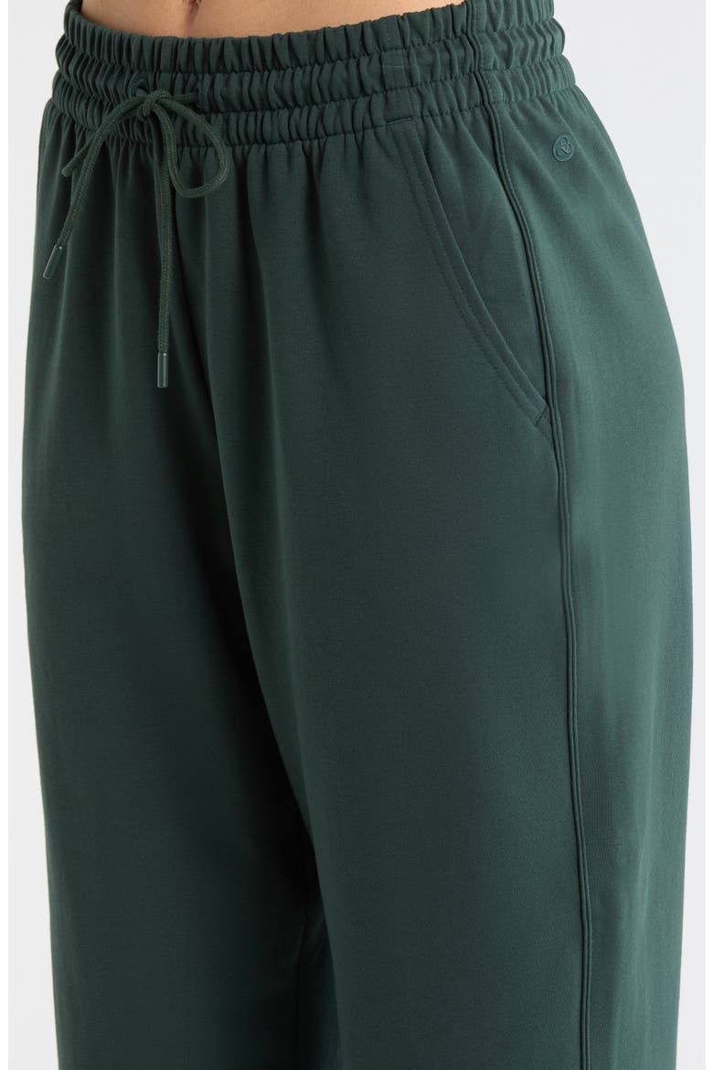 Tempo Terry Ankle Pants, Alternate, color, GREEN TIMBER