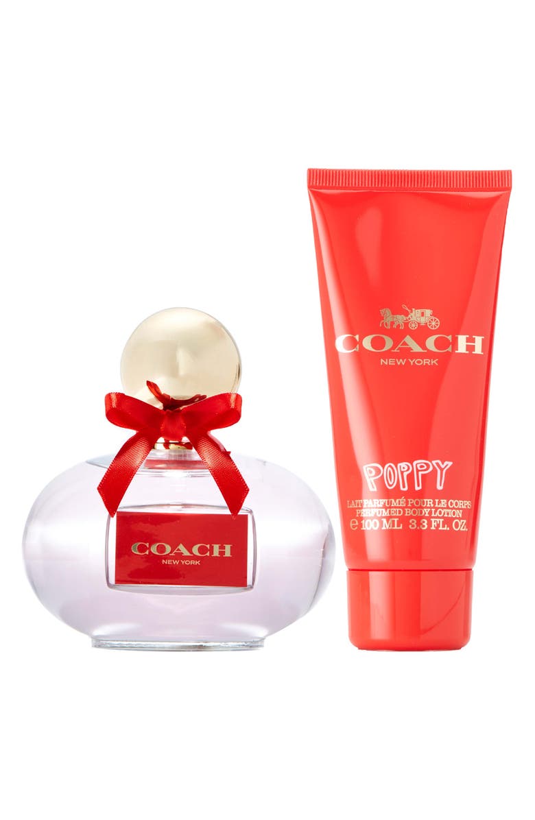 COACH Poppy Eau de Parfum Spray & Body Lotion Travel Set, Main, color,