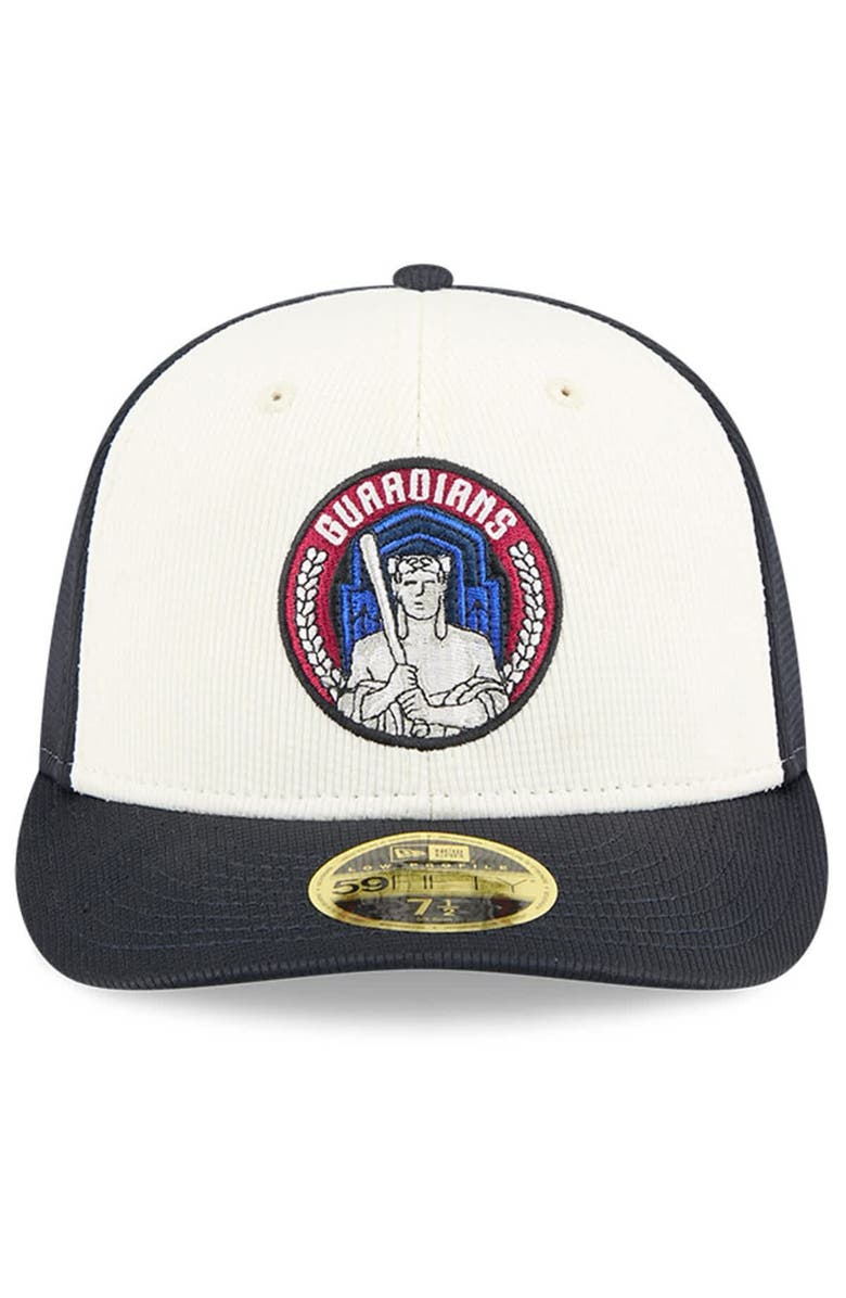 New Era Men's New Era Navy/White Cleveland Guardians City Connect Batting Practice Low Profile 59FIFTY Fitted Hat, Alternate, color, Navy