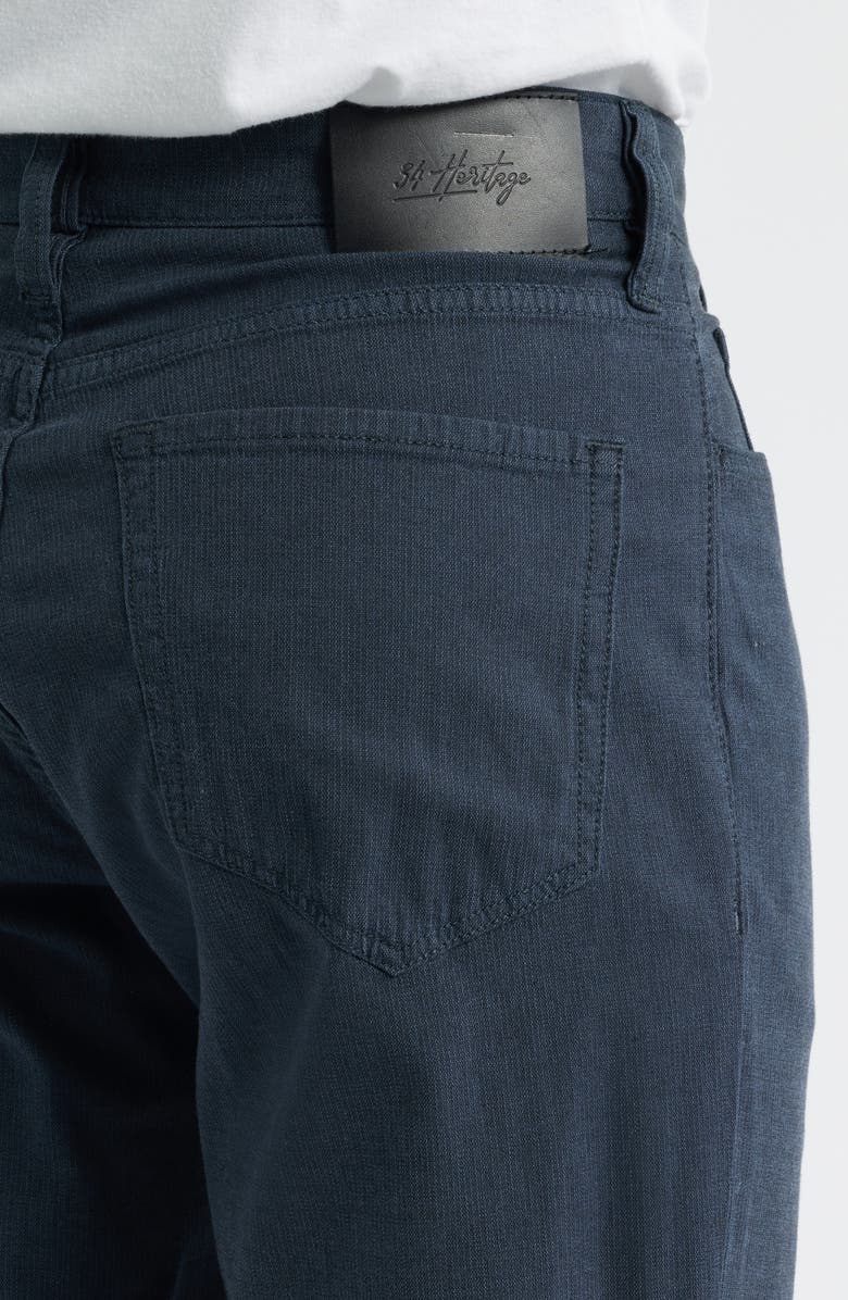 34 Heritage Charisma Relaxed Straight Leg Twill Pants, Alternate, color, Navy Herringbone