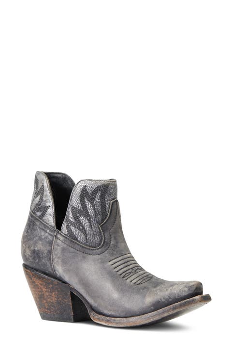 Hazel Block Heel Western Bootie (Women)