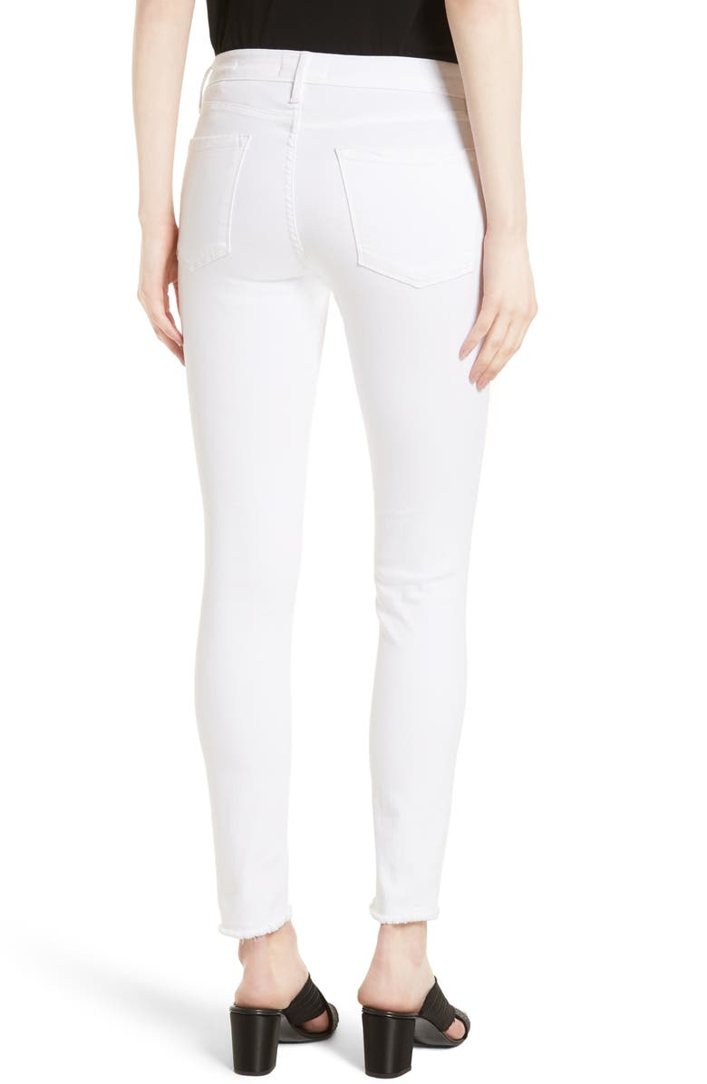 FRAME 'Le Skinny de Jeanne' Ripped Jeans, Alternate, color,